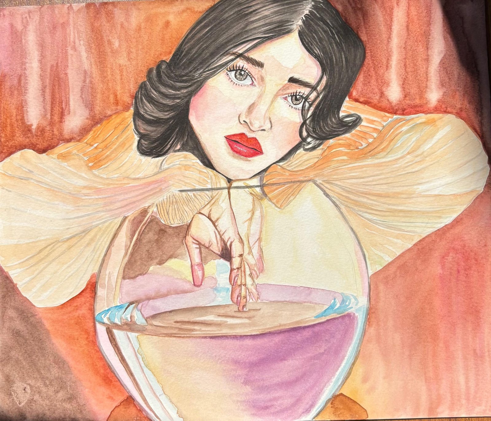 Echoes of Reflection – Original Watercolor Painting